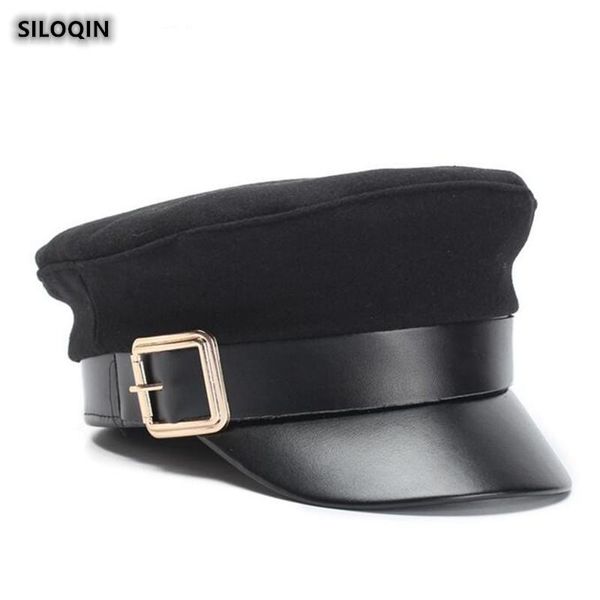 berets siloqin autumn winter thermal woolen military hats fashion personality flat cap for women trend ladies brands caps snapback, Blue;gray
berets siloqin autumn winter thermal woolen military hats fashion personality flat cap for women trend ladies brands caps snapback, Blue;gray