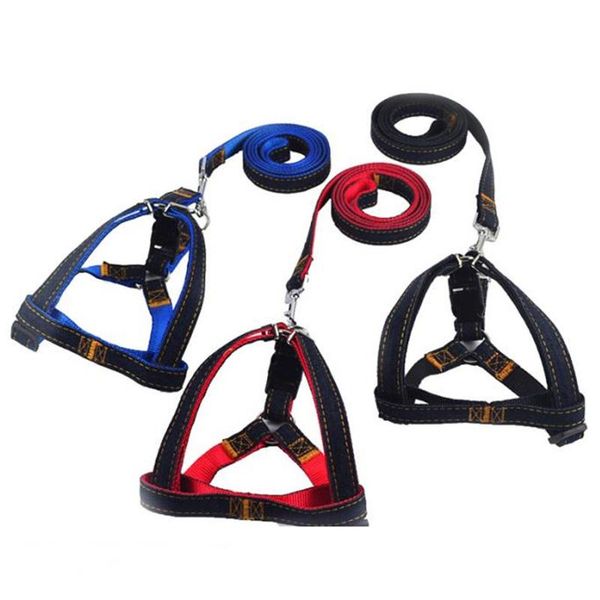 dog collars & leashes 4 color denim jean harness leash set adjustable chest small medium large dogs lead training walking
dog collars & leashes 4 color denim jean harness leash set adjustable chest small medium large dogs lead training walking