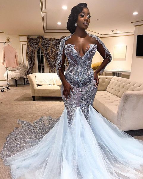 2021 plus size arabic aso ebi luxurious mermaid wedding dress sheer neck beaded long sleeves bridal gowns dresses zj784, White
2021 plus size arabic aso ebi luxurious mermaid wedding dress sheer neck beaded long sleeves bridal gowns dresses zj784, White