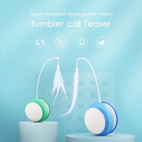 cat smart ball toy feather usb charging sounding auto-rotating pet dog interative training supplies toys
cat smart ball toy feather usb charging sounding auto-rotating pet dog interative training supplies toys