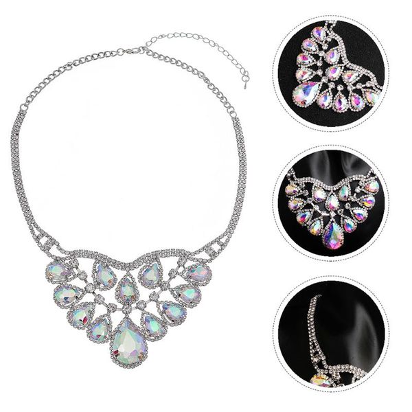 pendant necklaces 1pc rhinestone necklace clavicle chain neck wedding jewelry, Silver
pendant necklaces 1pc rhinestone necklace clavicle chain neck wedding jewelry, Silver