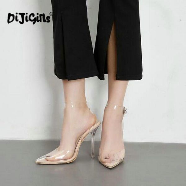 dropship women sandals fashion transparent pointed toe clear high heels pumps stilettos slingback pvc wedding dress shoes, Black
dropship women sandals fashion transparent pointed toe clear high heels pumps stilettos slingback pvc wedding dress shoes, Black