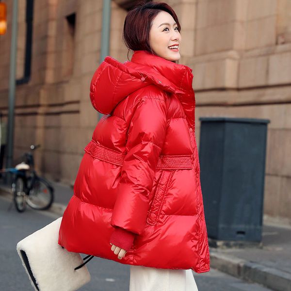 women 2021 winter fashion new jacket female white duck down parka hooded casual loose coat ladies thick warm outerwear a654kvh0, Black
women 2021 winter fashion new jacket female white duck down parka hooded casual loose coat ladies thick warm outerwear a654kvh0, Black