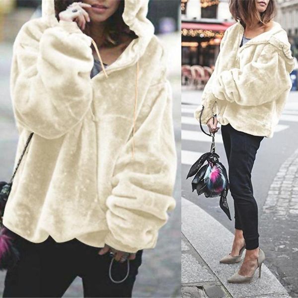 women's hoodies & sweatshirts casual women autumn solid color long sleeve zipper warm plushy loose hoodie perfect to match with legging, Black
women's hoodies & sweatshirts casual women autumn solid color long sleeve zipper warm plushy loose hoodie perfect to match with legging, Black