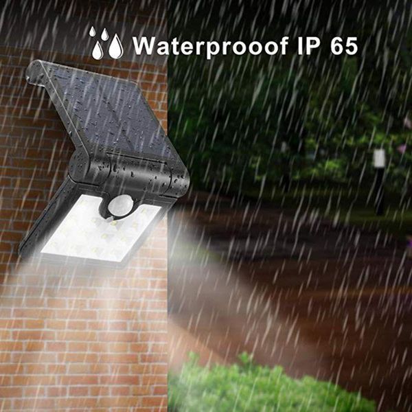 outdoor wall lamps 14/42/58 leds solar fold lamp pir sensor light house yard garden q1qc