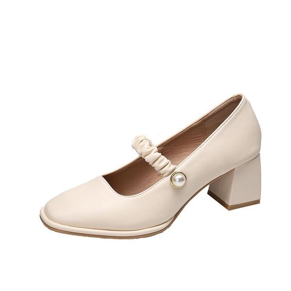 dress shoes mary jane women's soft leather high heels 5.5cm fashion elegant thick heel women pumps party office single 2.5, Black
dress shoes mary jane women's soft leather high heels 5.5cm fashion elegant thick heel women pumps party office single 2.5, Black