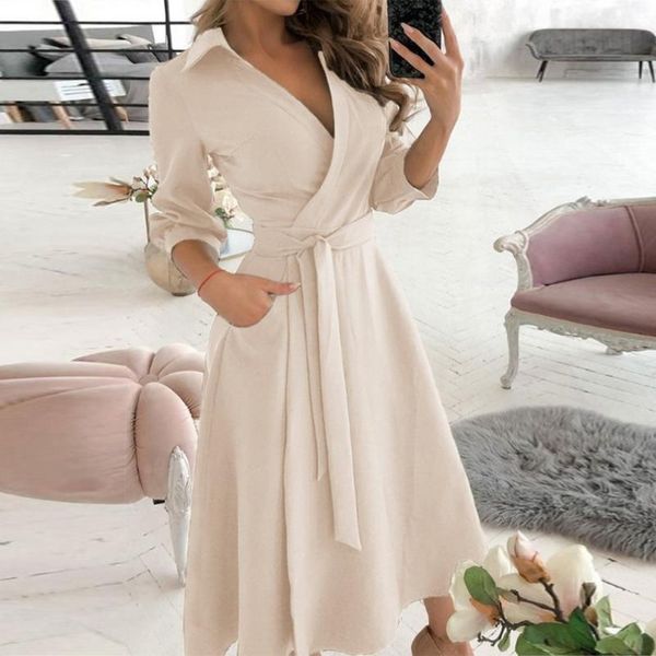 women's swimwear office lady elegant summer sleeveless dress women casual turn-down collar belt v neck slim solid long party xxl, White;black
women's swimwear office lady elegant summer sleeveless dress women casual turn-down collar belt v neck slim solid long party xxl, White;black