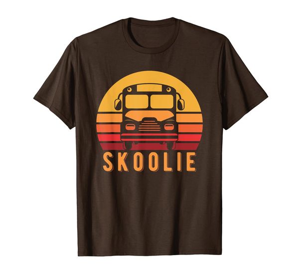 

Retro Skoolie Shirt, Fun Converted School Bus Tee Gift, Mainly pictures