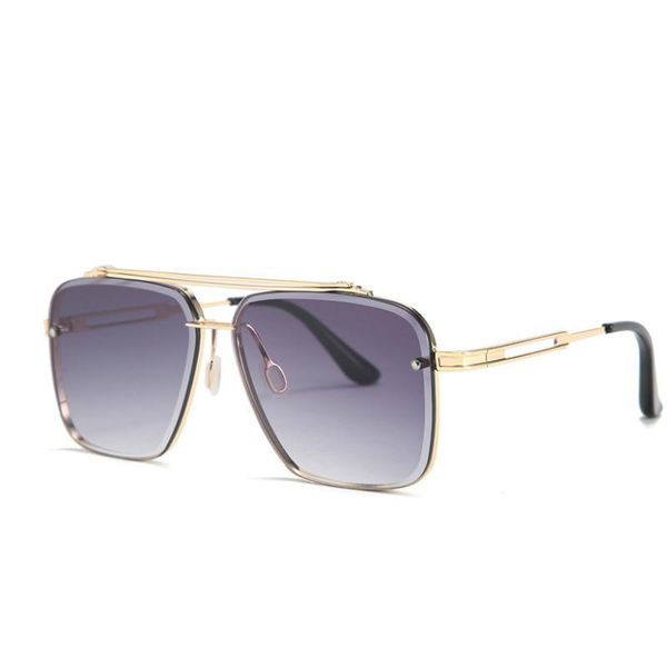sunglasses retro style men's classic fashion casual with metal frame brand design 17302, White;black
sunglasses retro style men's classic fashion casual with metal frame brand design 17302, White;black