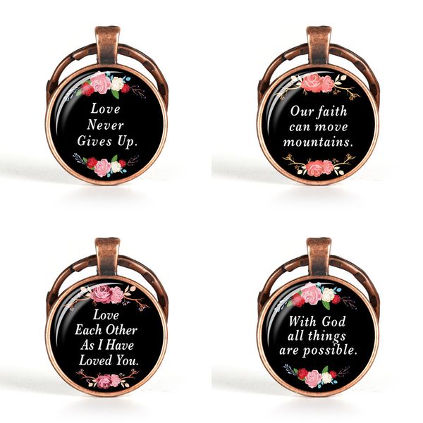 love never gives up new fashion bible verse glass cabochon keychain verse quote key chain car key holder christian gift, Slivery;golden
love never gives up new fashion bible verse glass cabochon keychain verse quote key chain car key holder christian gift, Slivery;golden