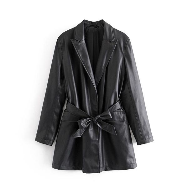 speed sell pass style autumn europe and the united states women's pu leather belt suit jacket female 64117 jackets, Black;brown
speed sell pass style autumn europe and the united states women's pu leather belt suit jacket female 64117 jackets, Black;brown