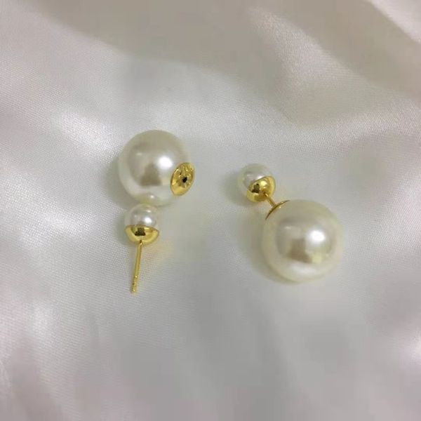 design jewelry big and small pearl earrings with double-sided leaves, beizhu 925 silver needle, letter, petal back hanging earrings c0fs, Golden
design jewelry big and small pearl earrings with double-sided leaves, beizhu 925 silver needle, letter, petal back hanging earrings c0fs, Golden