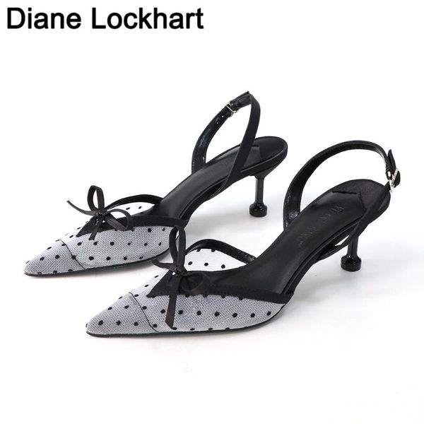 dress shoes fashion mesh ladies kitten high heels polka dot novelty women pointed toe pumps party slingback medium stiletto sandals, Black
dress shoes fashion mesh ladies kitten high heels polka dot novelty women pointed toe pumps party slingback medium stiletto sandals, Black