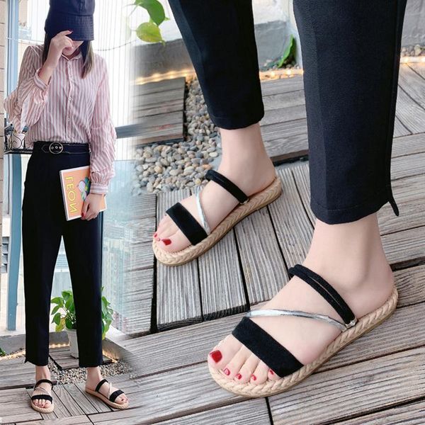 bohemia women's slippers cloth breathable non-slip casual flat sandals female indoor home shoe ladies footwear beach shoes, Black
bohemia women's slippers cloth breathable non-slip casual flat sandals female indoor home shoe ladies footwear beach shoes, Black
