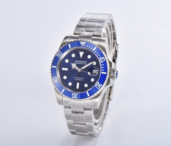 wristwatches 40mm men's watch blue automatic date chronograph function luminous stainless steel, Slivery;brown
wristwatches 40mm men's watch blue automatic date chronograph function luminous stainless steel, Slivery;brown