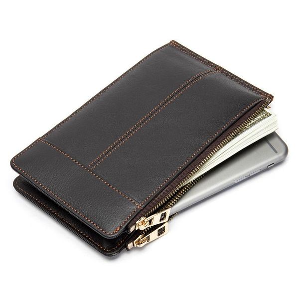 wallets genuine leather men clutch wallet brand male card holder long double zipper travel purse with passport phone case, Red;black
wallets genuine leather men clutch wallet brand male card holder long double zipper travel purse with passport phone case, Red;black