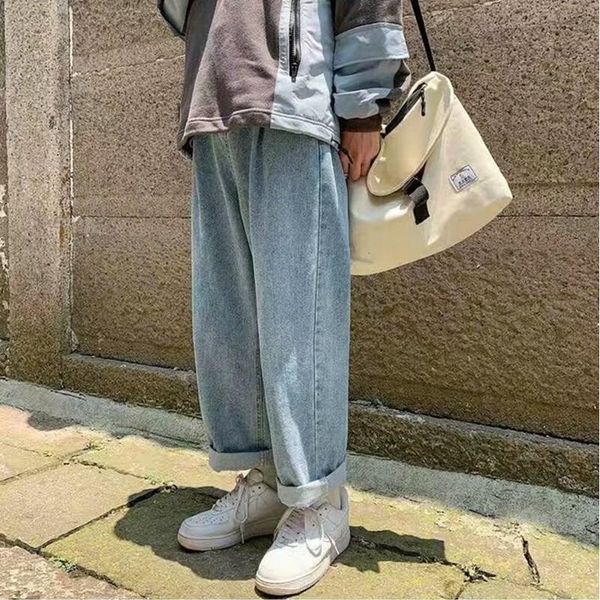 men's jeans 2021 men's hip-hop harem pants retro casual ladies straight-leg loose wide-leg denim, Blue
men's jeans 2021 men's hip-hop harem pants retro casual ladies straight-leg loose wide-leg denim, Blue