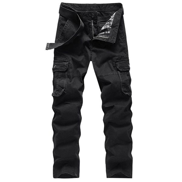 men's pants 2021 army straight slacks baggy trousers men overalls casual tactical camouflage cargo multi pockets, Black
men's pants 2021 army straight slacks baggy trousers men overalls casual tactical camouflage cargo multi pockets, Black