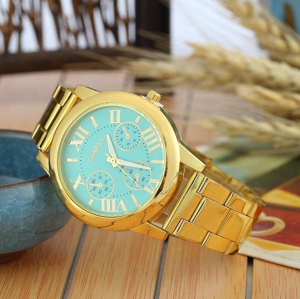 wristwatches women stainless steel dress watches relogio feminino ladies clock brand 3 eyes silver geneva casual quartz watch, Slivery;brown
wristwatches women stainless steel dress watches relogio feminino ladies clock brand 3 eyes silver geneva casual quartz watch, Slivery;brown