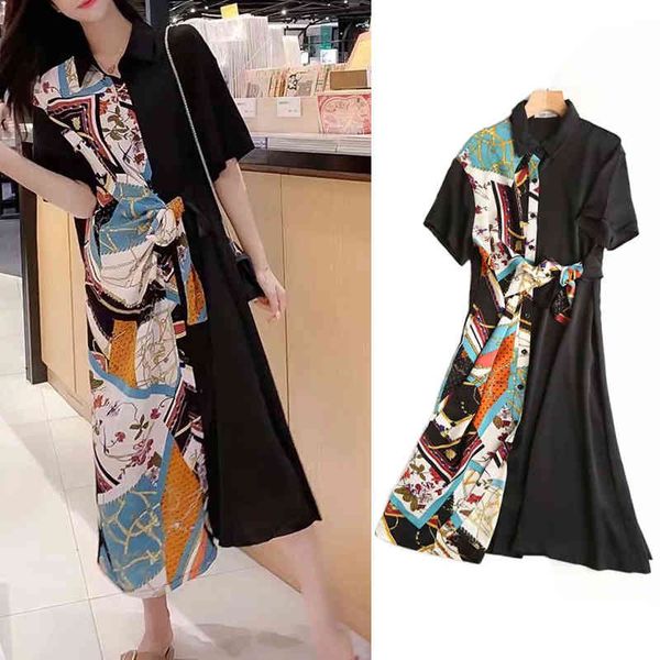 casual dresses za 2021 fashion geometric printing bandage contrast stitching shirt dress lapel short-sleeved casual ftj4, Black;gray
casual dresses za 2021 fashion geometric printing bandage contrast stitching shirt dress lapel short-sleeved casual ftj4, Black;gray