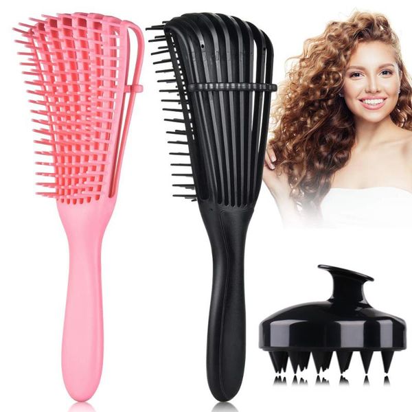 hair brushes 3 pack detangling brush set, detangler comb for natural black hair, scalp massager shampoo, Silver
hair brushes 3 pack detangling brush set, detangler comb for natural black hair, scalp massager shampoo, Silver