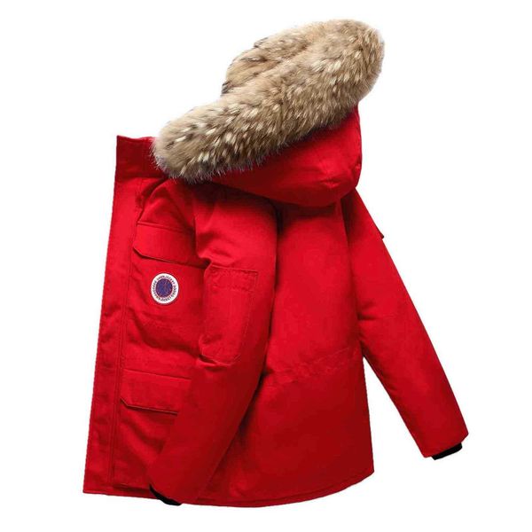 winter group purchase canadian map table goode couple outdoor work clothes down jacket men's trend wool collar thickened gooses, Black
winter group purchase canadian map table goode couple outdoor work clothes down jacket men's trend wool collar thickened gooses, Black