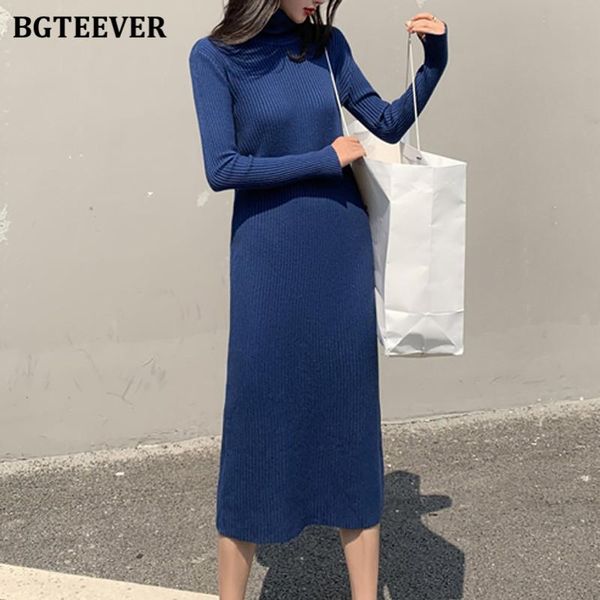 casual dresses bgteever elegant turtleneck slim fit long sweater dress women autumn winter warm knitting female 2021 solid vestidos, Black;gray
casual dresses bgteever elegant turtleneck slim fit long sweater dress women autumn winter warm knitting female 2021 solid vestidos, Black;gray