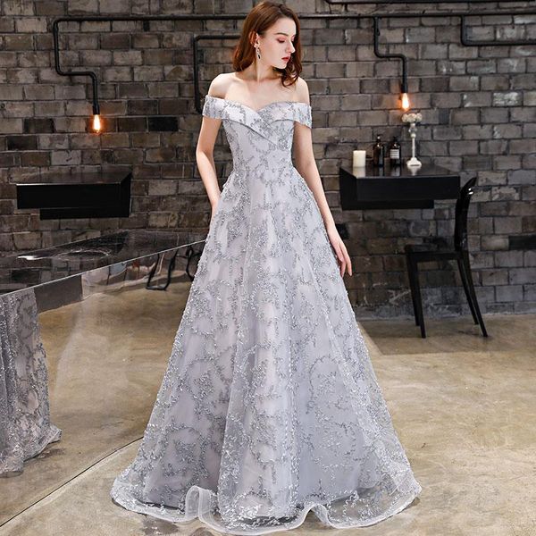 party dresses 2021 one-shoulder evening dress lace off-the-shoulder long fashion, White;black
party dresses 2021 one-shoulder evening dress lace off-the-shoulder long fashion, White;black