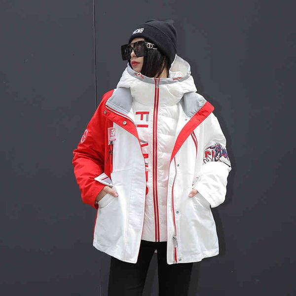 women's down & parkas o fashion women's winter european detachable liner jacket contrast parka down xdun, Black
women's down & parkas o fashion women's winter european detachable liner jacket contrast parka down xdun, Black