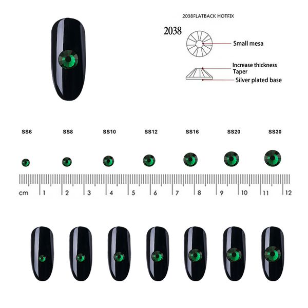 loose diamonds green series rhinestones flatback crystal strass diamond gems nail rhinestones for clothing decorations accessories, Black
loose diamonds green series rhinestones flatback crystal strass diamond gems nail rhinestones for clothing decorations accessories, Black