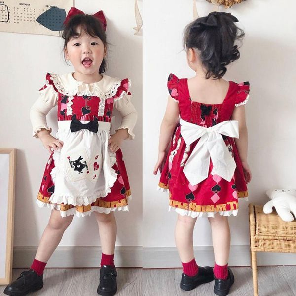 girls' dresses 3pcs toddler smocking es for baby girl spanish smocked frock infant spain lolita princess children boutique clothes, Red;yellow
girls' dresses 3pcs toddler smocking es for baby girl spanish smocked frock infant spain lolita princess children boutique clothes, Red;yellow