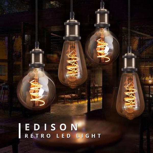 bulbs foxanon a60 st64 g80 g95 led vintage edison bulb light e27 spiral filament 3w retro lamp dimmable home decorative
bulbs foxanon a60 st64 g80 g95 led vintage edison bulb light e27 spiral filament 3w retro lamp dimmable home decorative