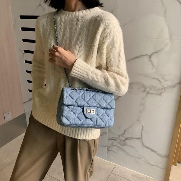 evening bags est vintage denim shoulder crossbody for women 3 color classic handbag travel lady trending hand bag
evening bags est vintage denim shoulder crossbody for women 3 color classic handbag travel lady trending hand bag