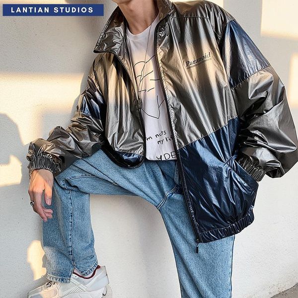 streetwear men jackets 2021 autumn silver farbric man hip hop jacket coats japanese male casual clothes for women1, Black;brown
streetwear men jackets 2021 autumn silver farbric man hip hop jacket coats japanese male casual clothes for women1, Black;brown