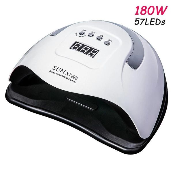 max uv led nail dryer 180w gel polish curing lamp 57 leds lcd display art tool for nails manicure dryers
max uv led nail dryer 180w gel polish curing lamp 57 leds lcd display art tool for nails manicure dryers