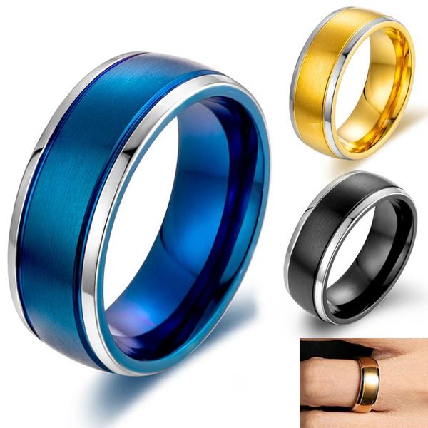 wedding rings 8mm mens titanium steel ring brushed matte double color band engagement comfort fit size 8-13, Slivery;golden
wedding rings 8mm mens titanium steel ring brushed matte double color band engagement comfort fit size 8-13, Slivery;golden