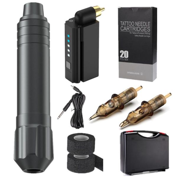 nail art equipment rotary tattoo machine beginner set tattoo-machine pen wireless mast permanent makeup gun kit, Silver
nail art equipment rotary tattoo machine beginner set tattoo-machine pen wireless mast permanent makeup gun kit, Silver