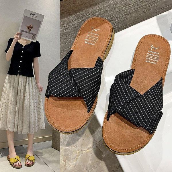 slippers shoes casual slipers women low slides gingham luxury summer 2021 flat hoof heels fashion rubber basic rome fabric strip, Black
slippers shoes casual slipers women low slides gingham luxury summer 2021 flat hoof heels fashion rubber basic rome fabric strip, Black