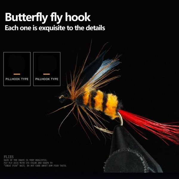 64pcs/set insects flies fishing lures bait high carbon steel hook fish tackle with super sharpened crank perfect decoy hooks
64pcs/set insects flies fishing lures bait high carbon steel hook fish tackle with super sharpened crank perfect decoy hooks