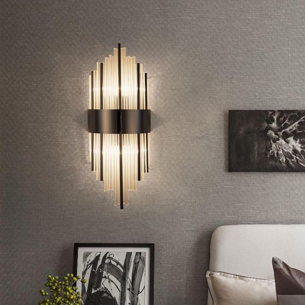 postmodern crystal wall lamp living room background aisle creative personality light luxury simple bedroom bedside lamps
postmodern crystal wall lamp living room background aisle creative personality light luxury simple bedroom bedside lamps