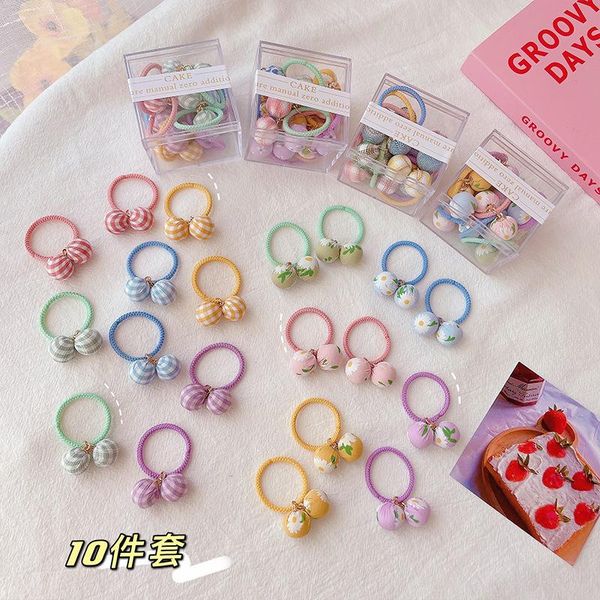 hair accessories 10 pcs/set korean ties floral daisy print plaid balls elastic bands cute ropes for children girls ponytail holder, Slivery;white
hair accessories 10 pcs/set korean ties floral daisy print plaid balls elastic bands cute ropes for children girls ponytail holder, Slivery;white