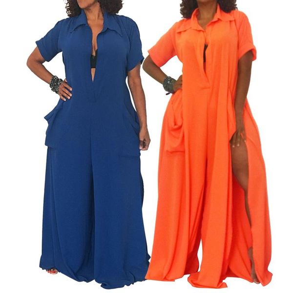 women's jumpsuits & rompers lemon gina autumn turn-down collar short sleeve solid casual loose high split overall romper playsuit smr93, Black;white
women's jumpsuits & rompers lemon gina autumn turn-down collar short sleeve solid casual loose high split overall romper playsuit smr93, Black;white