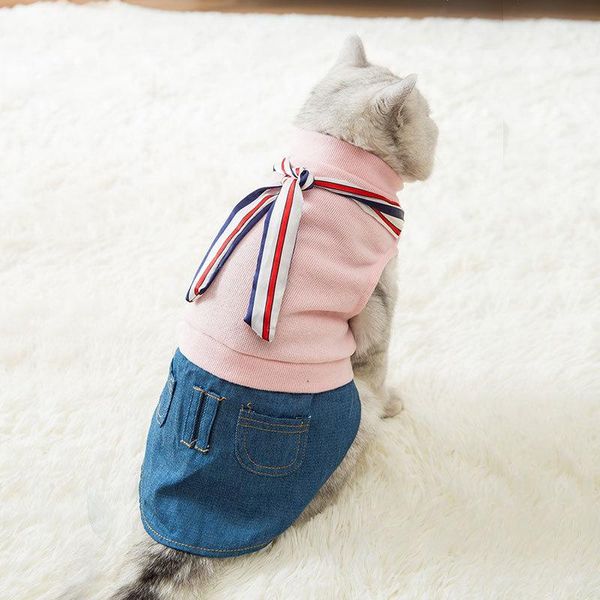 cat costumes clothes scarf denim two feet apparel british shorthair blue spring and autumn clothing thin sweater skirt pet
cat costumes clothes scarf denim two feet apparel british shorthair blue spring and autumn clothing thin sweater skirt pet