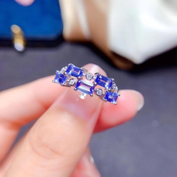 cluster rings luxury abstract design 925 silver tanzanite ring for party 5 pieces 3mm*5mm natural woman brithday gift, Golden;silver
cluster rings luxury abstract design 925 silver tanzanite ring for party 5 pieces 3mm*5mm natural woman brithday gift, Golden;silver