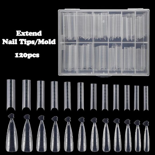 false nails 120pcs poly nail gel quick building mold tips dual forms finger extension polygels art uv builder easy find tools, Red;gold
false nails 120pcs poly nail gel quick building mold tips dual forms finger extension polygels art uv builder easy find tools, Red;gold