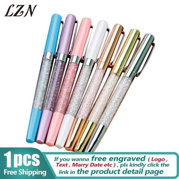 gel pens lzn creative metal crystal diamond ball pen set stationery refill 0.5mm signature for office school suppliers
gel pens lzn creative metal crystal diamond ball pen set stationery refill 0.5mm signature for office school suppliers