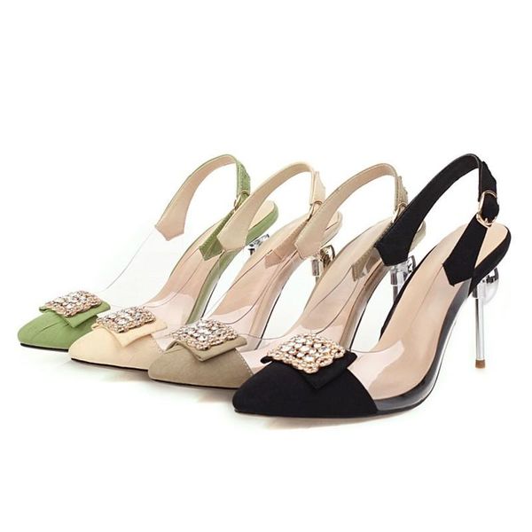 rhinestone pvc transparent women pumps shoes spring autumn high heels party wedding size 33-45 9.5cm sandals, Black
rhinestone pvc transparent women pumps shoes spring autumn high heels party wedding size 33-45 9.5cm sandals, Black