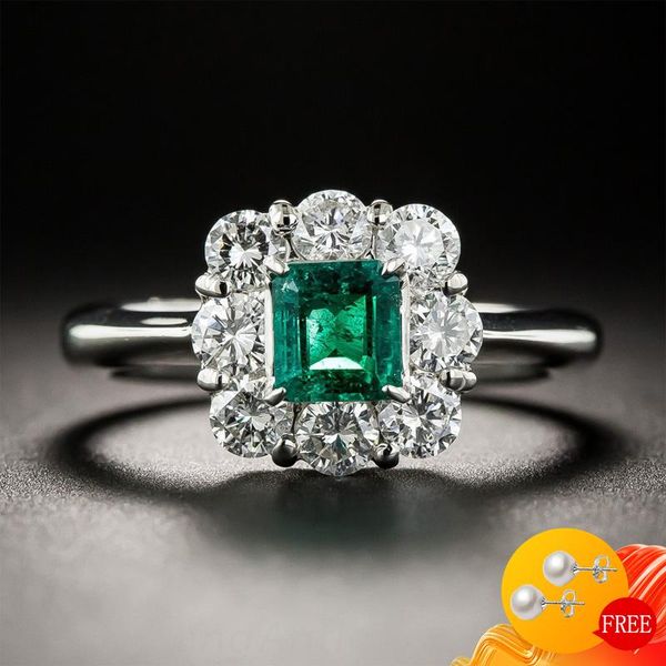 cluster rings classic charm silver 925 jewelry with emerald zircon gemstones ring accessories for women wedding engagement party gift, Golden;silver
cluster rings classic charm silver 925 jewelry with emerald zircon gemstones ring accessories for women wedding engagement party gift, Golden;silver