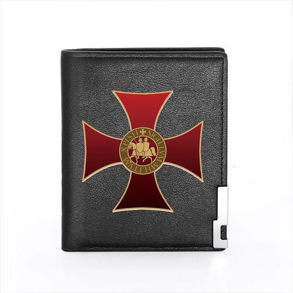vintage classic knights templar cross printing pu leather wallet men cool bifold credit card holder short purse male, Red;black
vintage classic knights templar cross printing pu leather wallet men cool bifold credit card holder short purse male, Red;black