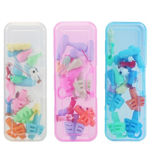 craft tools 16pcs/set pencil grips caps children students writing aid grip set posture correction
craft tools 16pcs/set pencil grips caps children students writing aid grip set posture correction